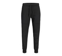 Sweathose JACK & JONES "JPSTGORDON BASE SWEAT PANTS SN", Damen, Gr. M, N-Gr, schwarz, Web, Obermaterial: 75% Polyester, 21% Baumwolle, 4% Elasthan, unifarben, Hosen Sweathose, mit Kordelzug (55243923-