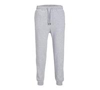 Jack & Jones Sweatpants mit Gesäßtasche Modell 'GORDON JJBRADLEY' in Hellgrau Melange, Größe L