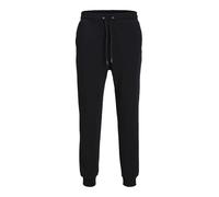 Jack & Jones Herren Jogginghose Gordon Bradley – mit Kordelzug & Komfortbund, Schwarz XXL