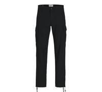 Jack & Jones Cargo-Hose JPSTKANE JJBARKLEY NOOS Schwarz 100% Baumwolle Relaxed Fit