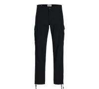 Straight Leg Cargohose mit Eingrifftaschen Modell 'BARKLEY' 30/32 men Black