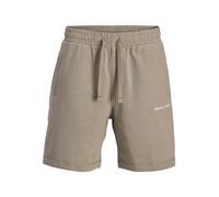 Sweatshorts JACK & JONES "JPSTKARL NORREBRO SWEAT SHORTS REG SN", Herren, Gr. XL, N-Gr, vintage khaki, angeraute Sweatware, Obermaterial: 89% Baumwolle, 11% Polyester, unifarben, relaxed fit knielang,