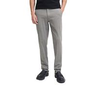 Chinohose JACK & JONES "JPSTMARCO BOWIE WINTER CHINO SN", Herren, Gr. 34, Länge 34, grau (grau melange detail:herringbone), Web, Obermaterial: 100% Baumwolle, meliert, unifarben, slim fit, Hosen (3631