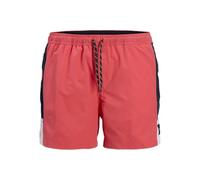 Jack & Jones - Bekleidung JPSTMAUI JJSWIM BLOCKED ZIP AKM SN - orange - Größe XL