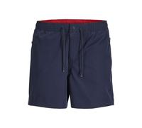 Badeshorts JACK & JONES "JPSTMAUI NEO SWIM SHORTS", Herren, Gr. L, N-Gr, blau (navy blazer), Polyester, Badehosen Badeshorts (19882767-L) navy blazer