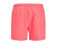 Jack & Jones Badeshorts JPSTMAUI SPLASH MAGIC SWIM SHORTS – Herren, Polyester, Hot Coral, Gr. XL