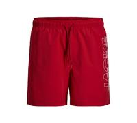 JACK&JONES - JPSTMAUI WAVE LOGO SWIM SHORTS REG SN True Red - Gr. - XL