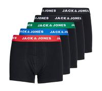Jack & Jones Huey Boxershorts 5 Einheiten 14 Jahre Electric Blue Lemonade / Pack Black / Black / Black / Black
