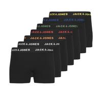 Jack & Jones Basic 7 Units Boxer Schwarz 8 Years Junge (Herstellerartikelnummer: 12223126-Black/DetailBlack-Black-Black-Black-Black-Black-128)