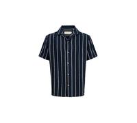 Jack & Jones - Bekleidung Jorcoba Stripe Resort Shirt Ss Sn Jnr - Blau - Größe 16A