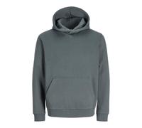 Einfarbig Kapuzenpullover Boys 164 Grün