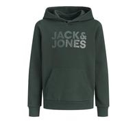 Jack & Jones Kapuzenpullover JJECORP Logo – Grün – Größe 164