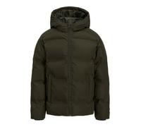 Steppjacke JACK & JONES JUNIOR "JJESOHO PUFFER HOOD SN JNR", Jungen, Gr. 128, rosin, Web, Obermaterial: 100% Polyester, unifarben, regular fit normal, Jacken Steppjacke (66208160-128) rosin