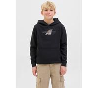 JACK & JONES Junior Hoodie "Tier" in Schwarz - Größe 152 | Kinder Sweatshirts Jacken