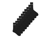 JACK AND JONES Junge Regen Tennis Socken Schwarz Zehner Pack Schwarz 33