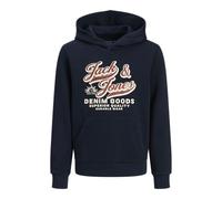 JACK & JONES Jungen Kapuzensweater JJELOGO dunkelblau | 140