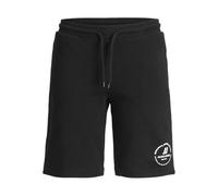 Jack & Jones Jungen Jpstswift AUT Sn Jnr Sweatshorts, Schwarz, 176 EU