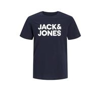 JACK & JONES Junior Jungen Jjecorp Logo Tee Ss Crew Neck Noos Jr T-Shirt, Navy Blazer 2, 152
