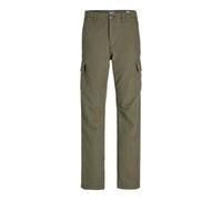 JACK&JONES JUNIOR Jungen Jpstkane Jjbarkley Pant Noos Mni Cargohose, Olive Night, 128 EU