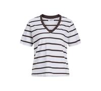 Jack & Jones Jxannie Reg Vneck Stripe Ss Tee JRS Sn
