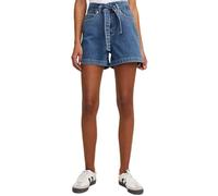 JACK & JONES JXCELEN HW Paperbag Denim Shorts EX DNM