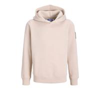 JACK & JONES Jungen - Cleveland Kapuzenpullover - Moonbeam Ecru 140