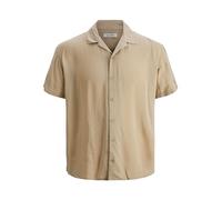 JACK & JONES Kurzarm Hemd Leichtes Relaxed Fit Shirt Freizeit Resort Sommer Oberteil JWHTROPIC
