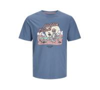 Jack & Jones Kurzarm T-shirt Für Herren Mann Lijah Tee Ss Crew Neck Oceanview Grün M