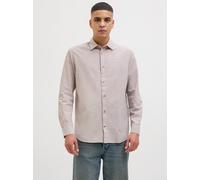 Jack & Jones Langarmhemd "JJESUMMER SHIRT LS SN" mit Hemdkragen (76395955-XL) crockery