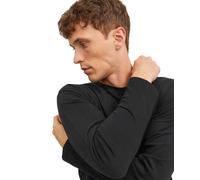 Jack & Jones Longsleeve aus Bio-Baumwolle Modell 'Noa' in Schwarz, Größe S, Artikelnr. 1345145S Schwarz S 100% Baumwolle (Bio)