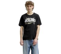 JACK&JONES - JJELOGO TEE SS O-NECK 2 COL AW26 SN Black - Gr. - S