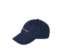 Baseball Cap JACK & JONES "JACFRAME NORREBRO CAP NOOS", Damen, blau (ocean cavern), Web, Twill, Baumwolle, unifarben, modisch, Caps (15815402-0) ocean cavern