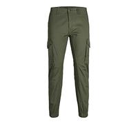 JACK & JONES Male Cargohose Paul Flake, Farbe:Grün, Jeans/Hosen Neu:30W / 30L, Olive1