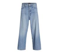 Relax-fit-Jeans JACK & JONES "JJIRON JJORIGINAL SBD 692 SN" Gr. 33, Länge 34, blau (blau denim), Herren, Obermaterial: 100% Baumwolle, Abriebeffekte, Jeans (59682962-33) blau denim