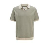 JACK & JONES Male Gestricktes Polo Einfarbig Gestricktes Polo
