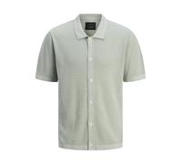 JACK & JONES Male Gestricktes Polo Einfarbig Gestricktes Polo | Relaxed Fit, Einfarbig, Kurzarm, Casual, Bei max. 40°C im schongang waschen