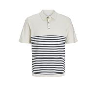 JACK & JONES Male Gestricktes Polo Einfarbig Gestricktes Polo | Relaxed Fit, Einfarbig, Kurzarm, Casual, Bei max. 40°C im schongang waschen