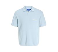Gestricktes Polo M Blau