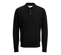 JACK&JONES - JPRBLAMERINO KNIT POLO black - Gr. - S