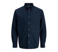 Jack & Jones Eharvey Oxford Langarmhemd XL Sky Captain / Regular Fit
