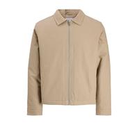 Outdoorjacke JACK & JONES "JJEDOVER WORKER JACKET NOOS", Herren, Gr. M, beige (crockery), Web, Obermaterial: 100% Baumwolle, unifarben, regular fit, Jacken (60532739-M) crockery