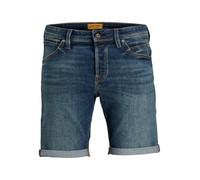 JACK & JONES Male Jeans-Shorts Regular Fit Jeans-Shorts | Regular Fit, Washed, Über dem Knie, Casual, Bei max. 30°C waschen