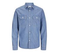 Jack & Jones Travis Langarmhemd (Herstellerartikelnummer: 12269262-LightBlueDenim-S)