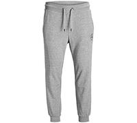 Jack & Jones Herren Jogginghose JJIGORDON JJSHARK SWEAT PANTS S, Light Grey Melange (12165322)