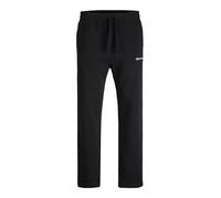 Sweathose JACK & JONES "JPSTKANE NORREBRO SWEAT PANTS NOOS", Herren, Gr. M, N-Gr, schwarz, Web, Obermaterial: 89% Baumwolle, 11% Polyester, unifarben, modisch, relaxed fit knöchellang, Hosen (57407851
