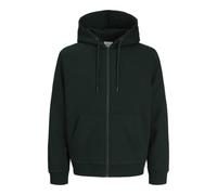 JACK & JONES Male Kapuzenjacke Einfarbig Kapuzenjacke | Relaxed Fit, Einfarbig, Langarm, Casual, Bei max. 40°C im schongang waschen