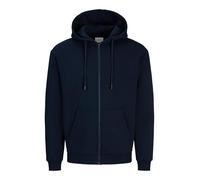 JACK & JONES Male Kapuzenjacke Einfarbig Kapuzenjacke | Relaxed Fit, Einfarbig, Langarm, Casual, Bei max. 40°C im schongang waschen