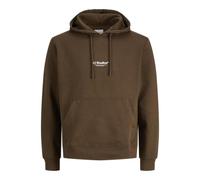 Gedruckt Kapuzenpullover XXL Braun