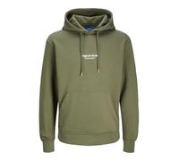 JACK & JONES Male Kapuzenpullover Gedruckt Kapuzenpullover | Relaxed Fit, Gedruckt, Langarm, Casual, Bei max. 40°C waschen