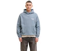 JACK & JONES Male Kapuzenpullover Kapuzenpullover | Loose Fit, Rückenprint, Langarm, Casual, Bei max. 40°C waschen